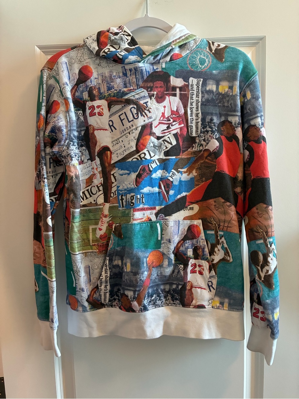 Jordan Multicolor Basketball Collage Hoodie